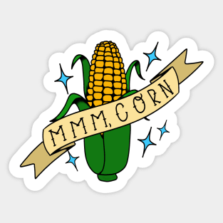 Mmm, Corn! Sticker